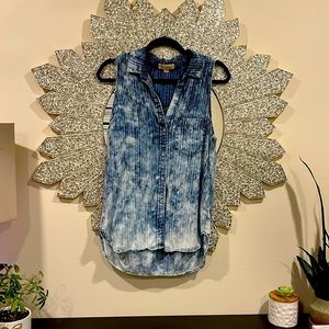 Cloth and Stone Denim Collar shirt